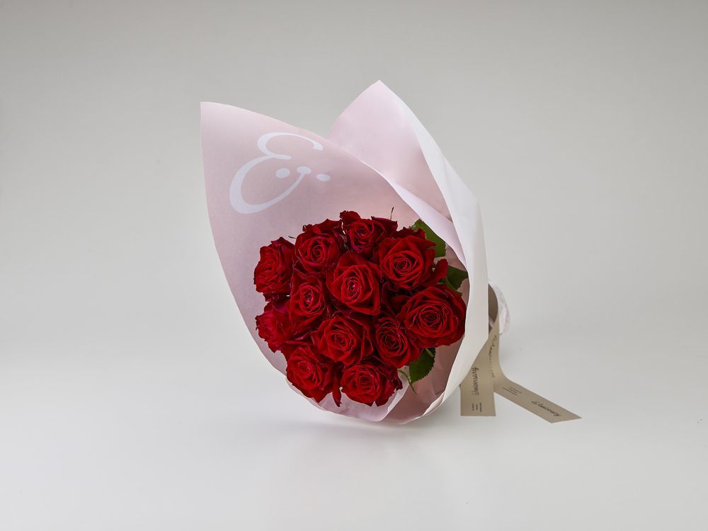 【& Anniversary】アニバーサリーブーケ　Rose Red　-12-　10,560円(承り日：5日前まで)